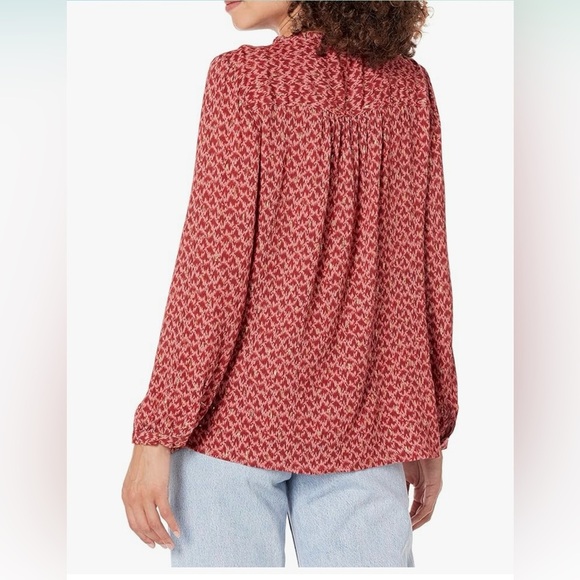 PAIGE Doris Three Quarter Button Front V-Neckline in Papaya Size XXS - Picture 2 of 12